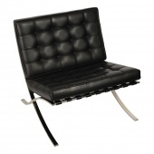 Кресло Barcelona Chair черное