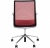 Кресло Hanson красная сетка/матовый алюминий