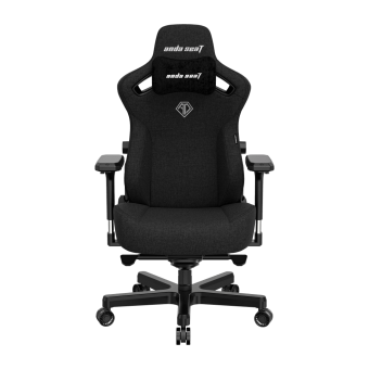 Кресло игровое Anda Seat Kaiser 3, цвет чёрный, размер XL (180кг), материал ткань (модель AD12)