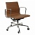 Кресло Eames Ribbed Office Chair EA 117 коричневая кожа Premium EU Version