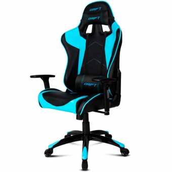 Кресло игровое Drift DR300 PU Leather, black/blue