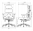 Эргономичное офисное кресло Hara Chair Doctor, сетчатая ткань