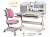 Комплект Mealux Winnipeg Multicolor PN (арт. BD-630 MG + PN + кресло Y-115 DPG) - (стол + кресло) / столешница белый дуб, накладки розовые и серые