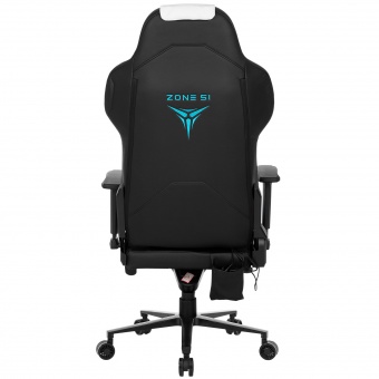 Кресло компьютерное игровое ZONE 51 IMPULSE White-Blue массажное