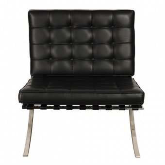 Кресло Barcelona Chair черное