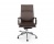 Кресло офисное Norden Харман / (brown) хром / темно- коричневая экокожа