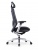 Кресло офисное Norden Malmo, черная сетка, черный пластик, база алюминий