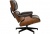 Кресло для отдыха Eames Lounge Chair & Ottoman Premium коричневая кожа
