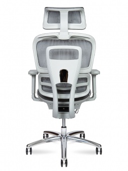Кресло офисное Norden Kron grey, серый пластик, серая сетка