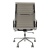 Кресло Eames Ribbed Office Chair EA 119 серая кожа Premium EU Version