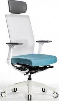 Эргономичное офисное кресло Falto А1, голубой