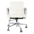 Кресло Eames Ribbed Office Chair EA 117 белая кожа Premium EU Version