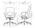 Эргономичное офисное кресло Hara Chair Miracle нерегулируемые подлокотники